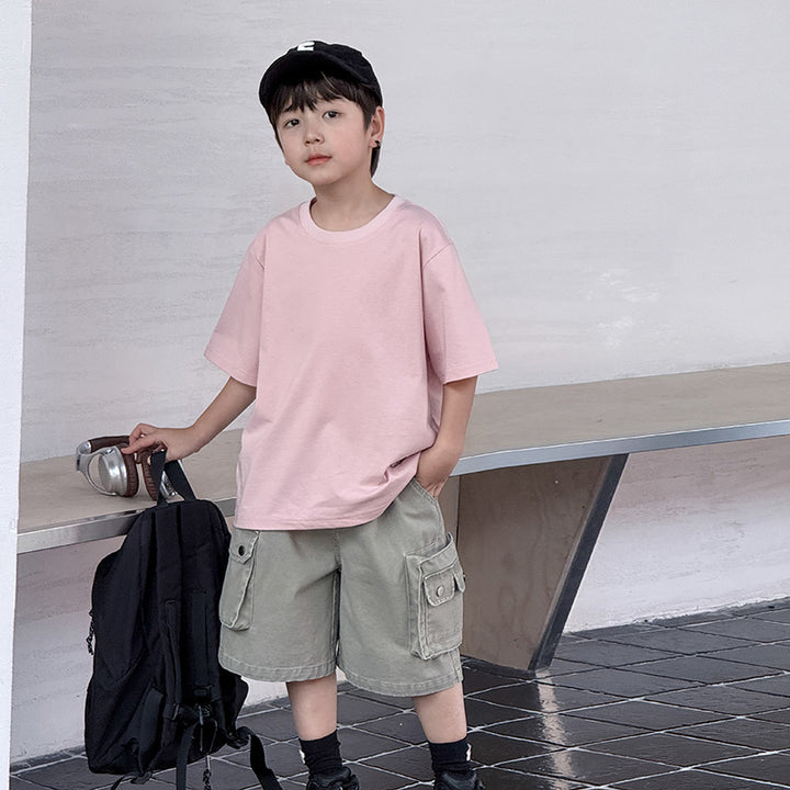 【90-150】バックタグデザインTシャツ
