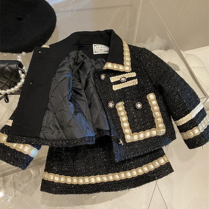 【90-140】リボン＆刺繍デザインセットアップ