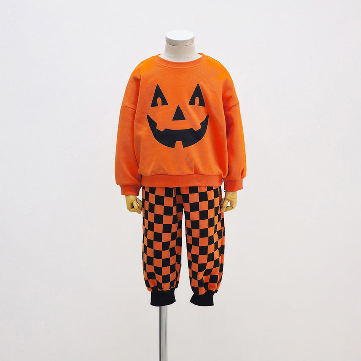 【80-120】ハロウィンパンプキンセットアップ