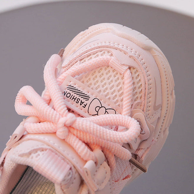 【13.5-18.5】リボンデザインダッドシューズ