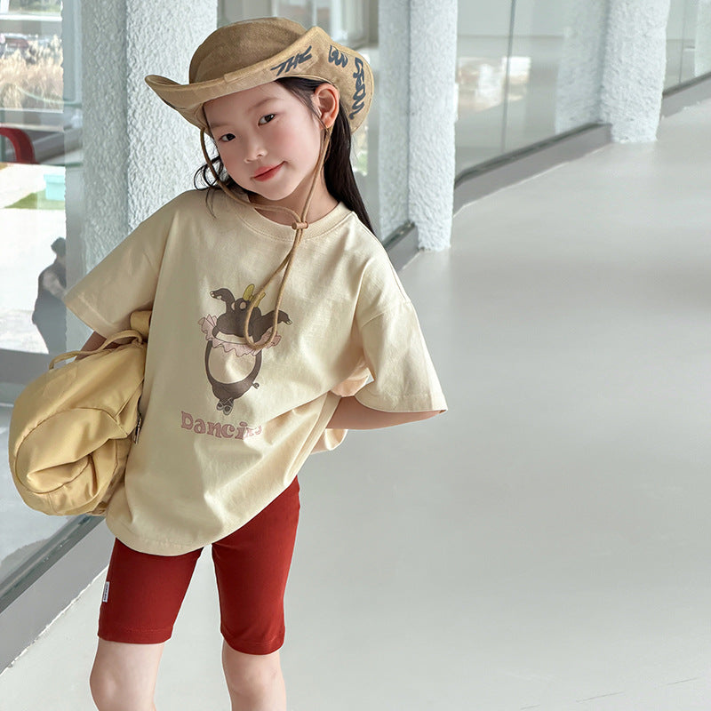 【100-150】アニマルデザインTシャツ