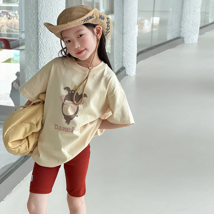 【100-150】アニマルデザインTシャツ