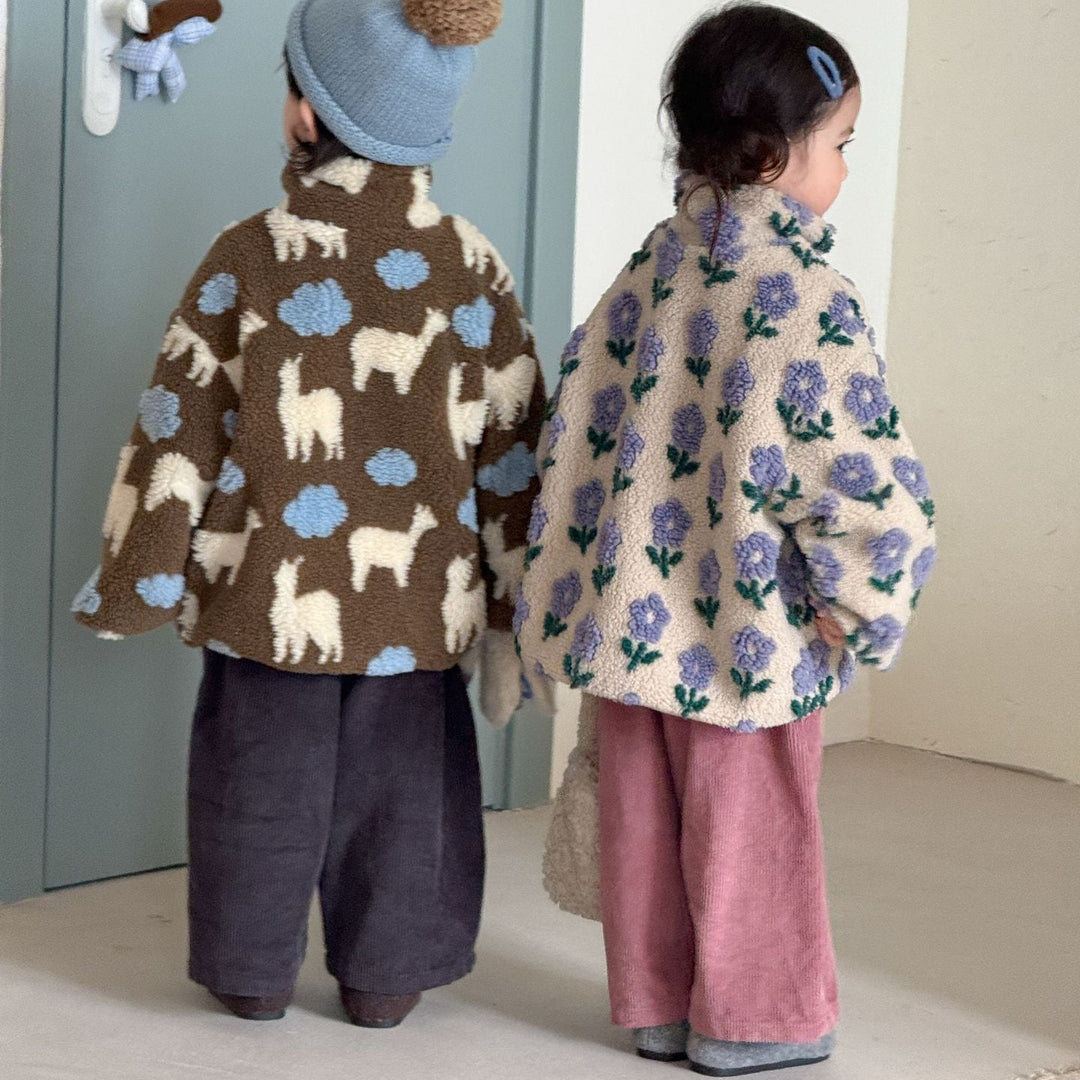 【80-150】コーデュロイワイドパンツ