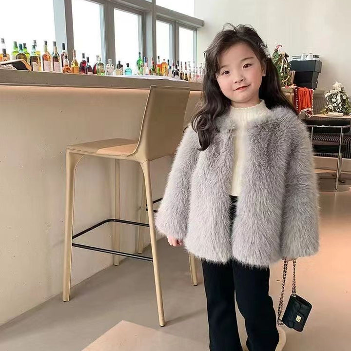 【100-150】フェイクファーコート