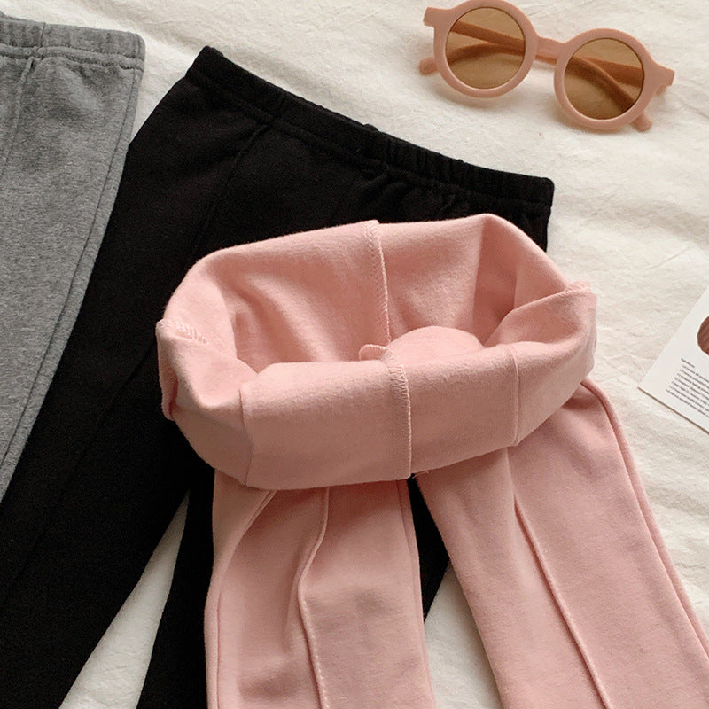 【90-150】裾リボンメロウフレアパンツ