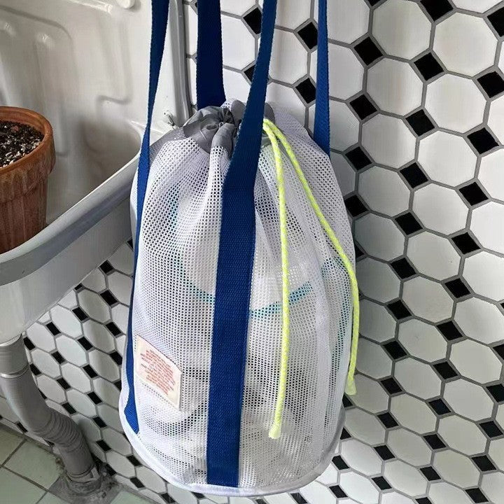 ドローストリングメッシュバッグ