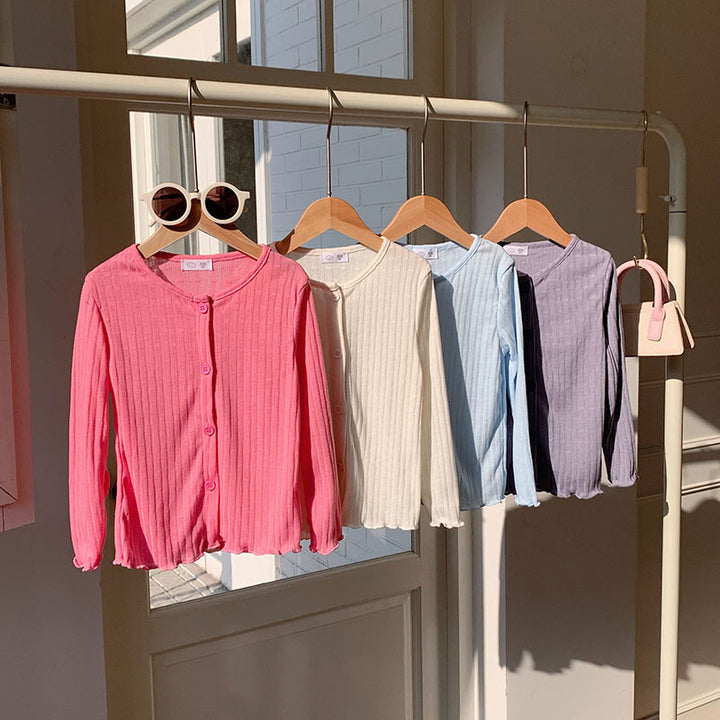 【90-140】リブメロウカーディガン