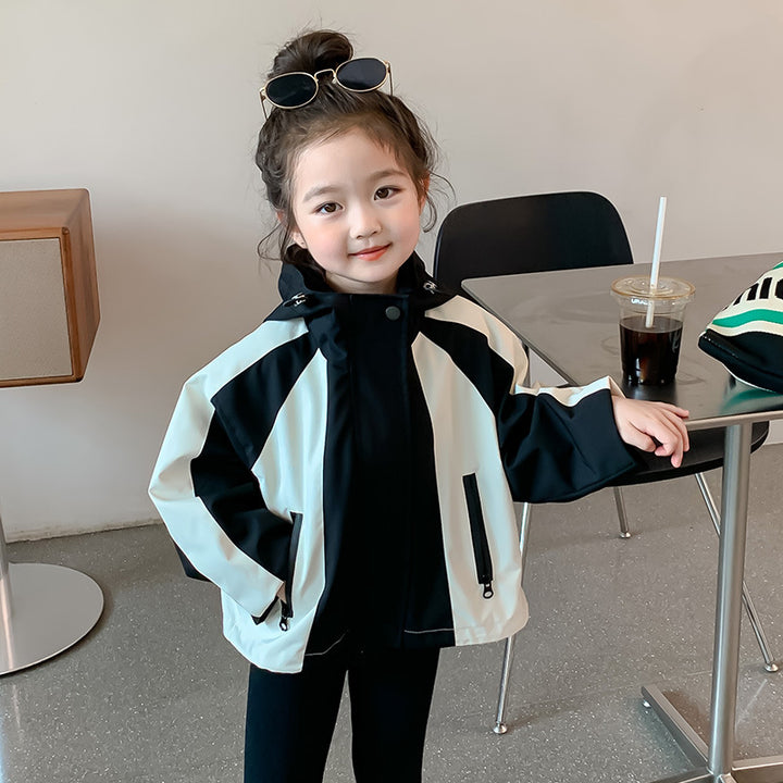 【100-140】バイカラーウィンドブレーカー
