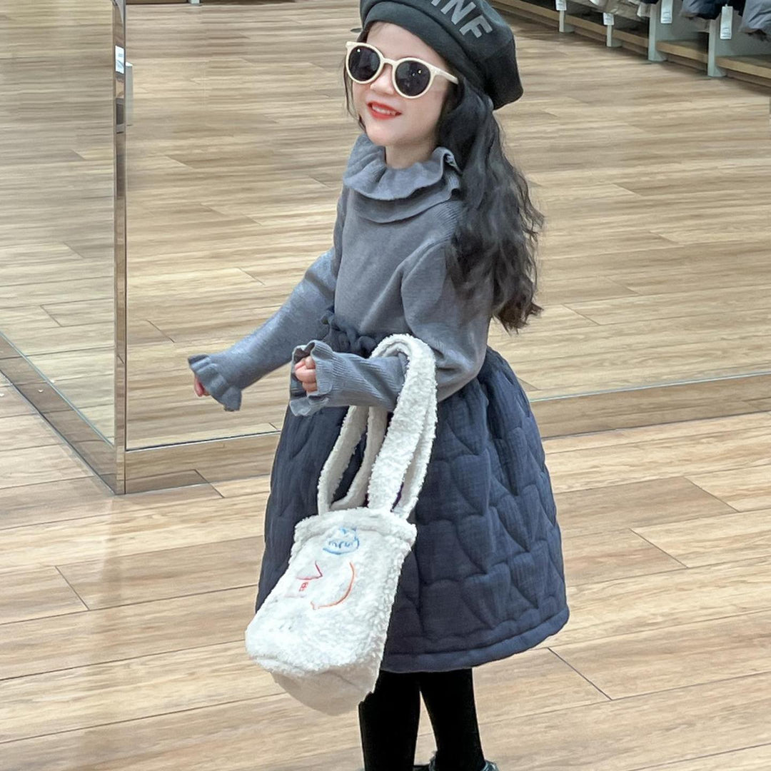 【90-120】ラッフルカラーフリルトップス