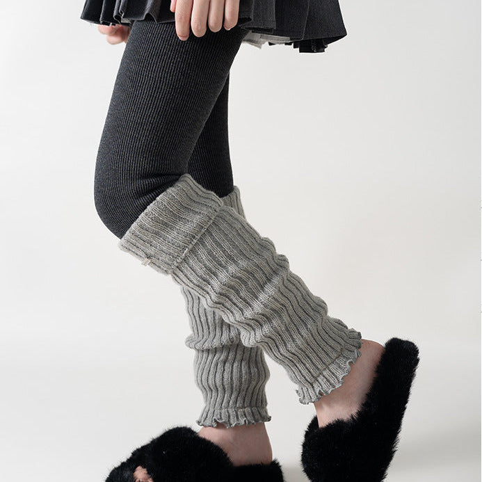 【100-155】リブレッグウォーマー付きレギンス