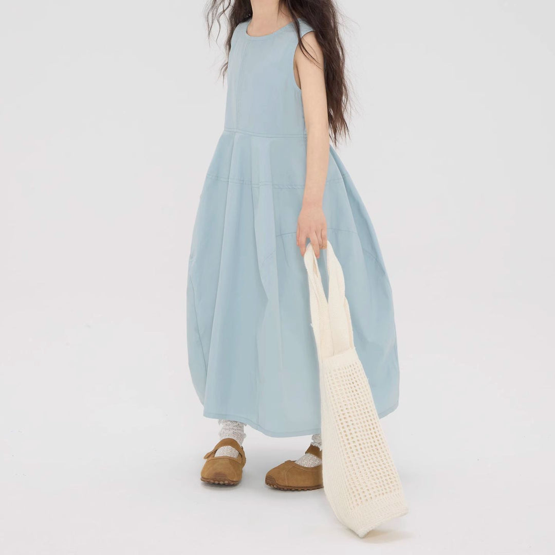 【90-150】ノースリーブシンプルワンピース