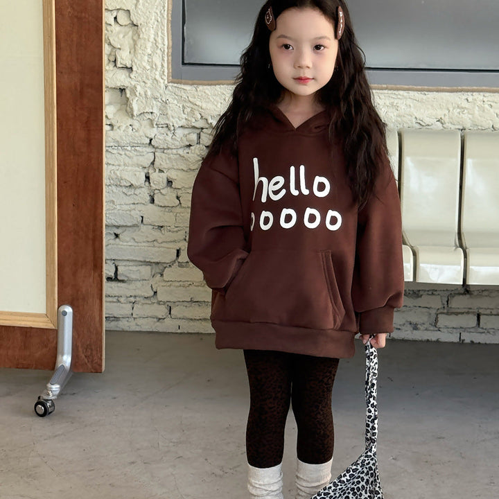 【90-150】helloリラックスパーカー