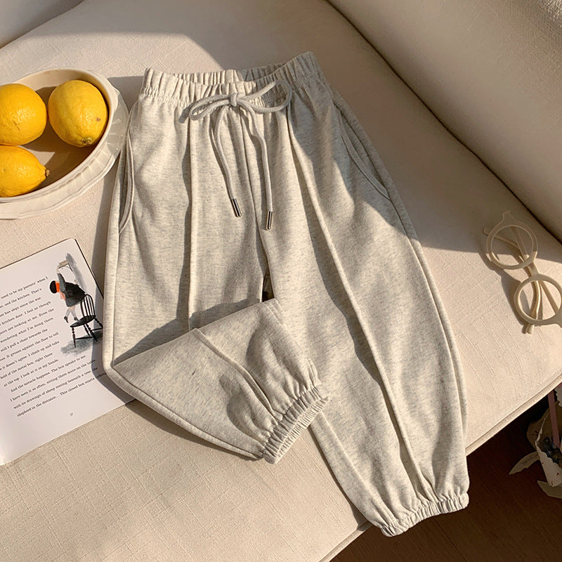 【90-150】ウエストリボンジョガーパンツ