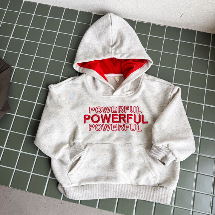 【80-150】POWERFULバイカラーパーカー