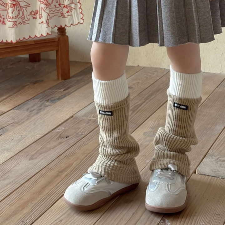 レイヤード風レッグウォーマー