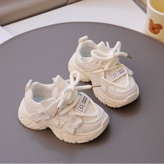 【13.5-18.5】リボンデザインダッドシューズ