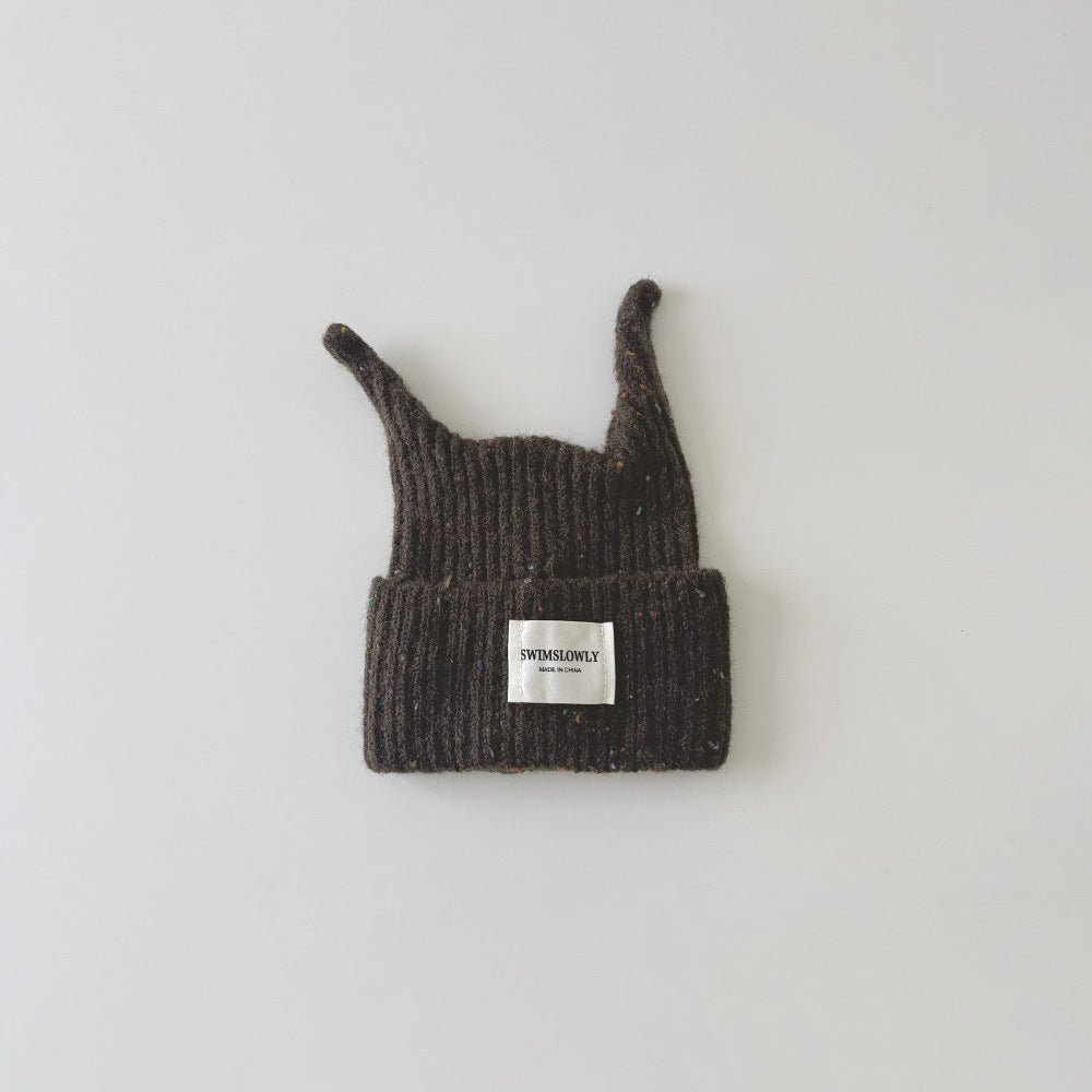 【48-52cm】折り返しリブニット帽