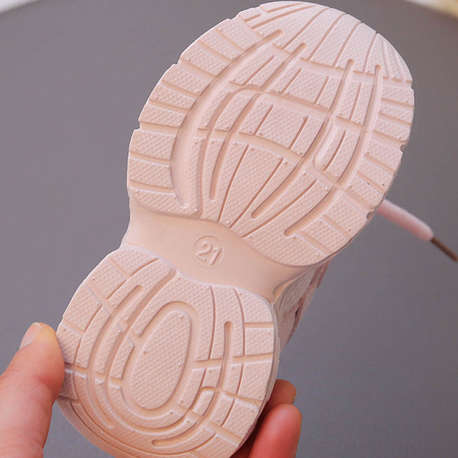 【13.5-18.5】リボンデザインダッドシューズ