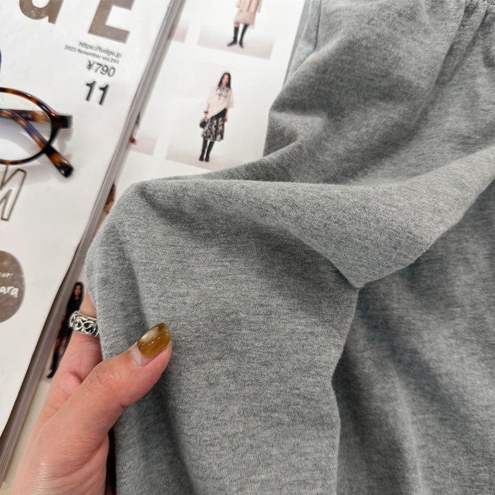 【80-130】フリルヘムロングパンツ