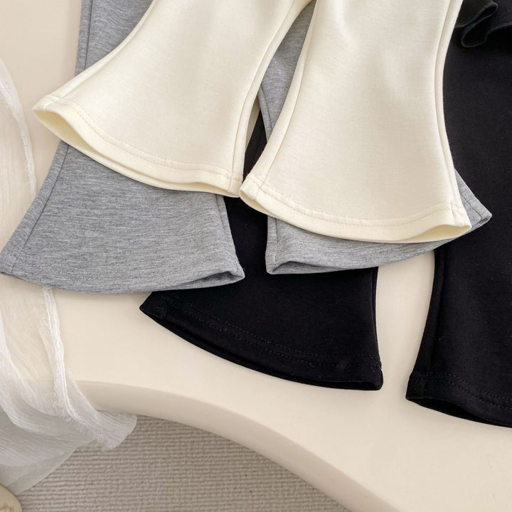 【73-120】ウエストフリルフレアパンツ