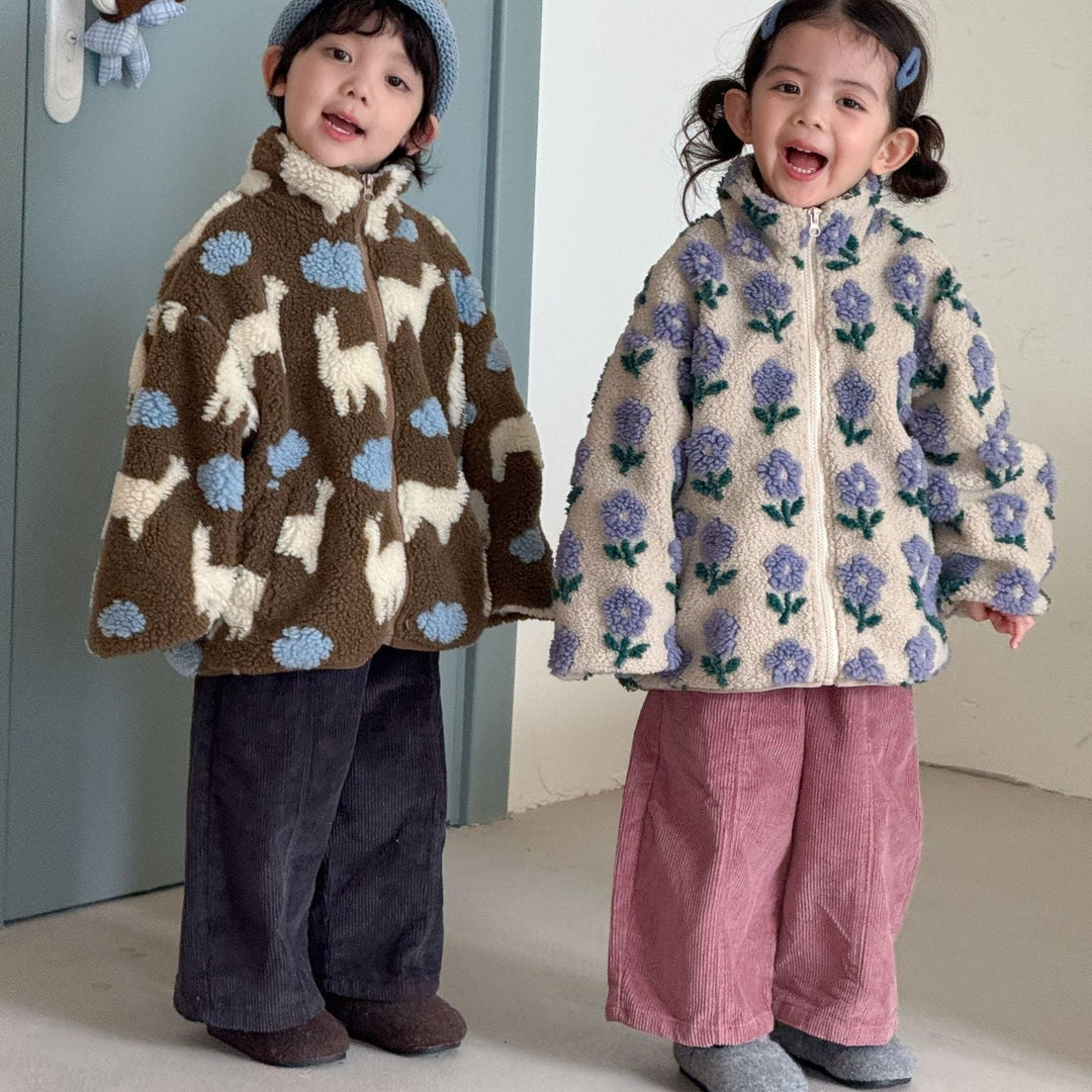【80-150】コーデュロイワイドパンツ