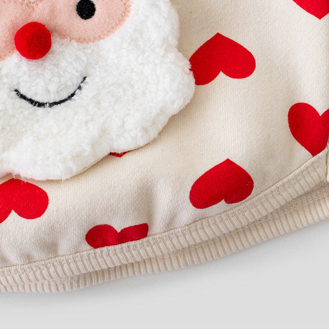 【73-100】サンタモチーフトレーナー