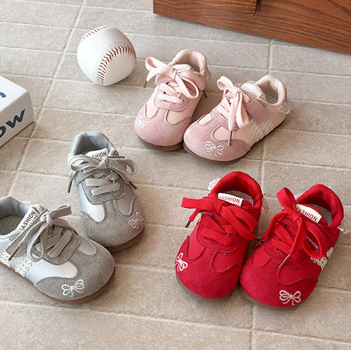 【13.5-20.0】レースデザインスニーカー