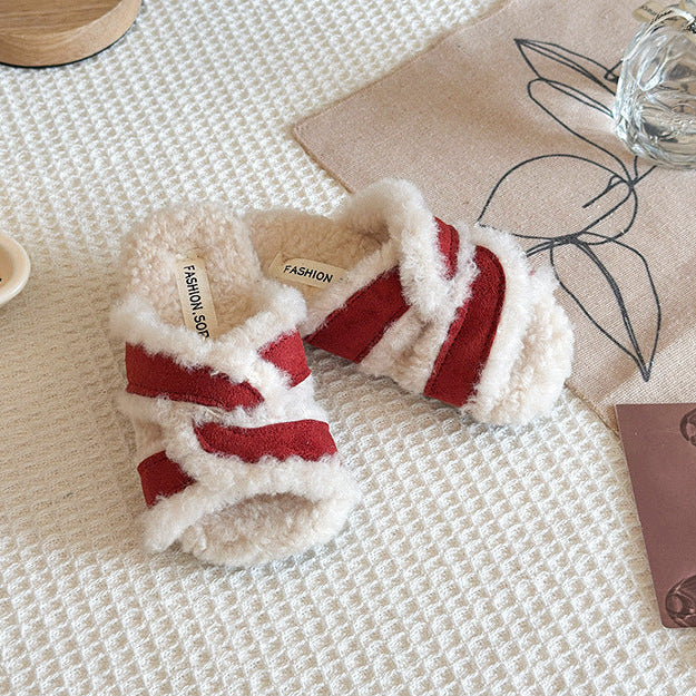 【15.5-21.5】クロスデザインボアサンダル