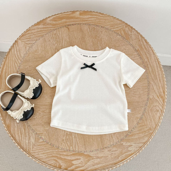 【73-130】フロントリボンTシャツ