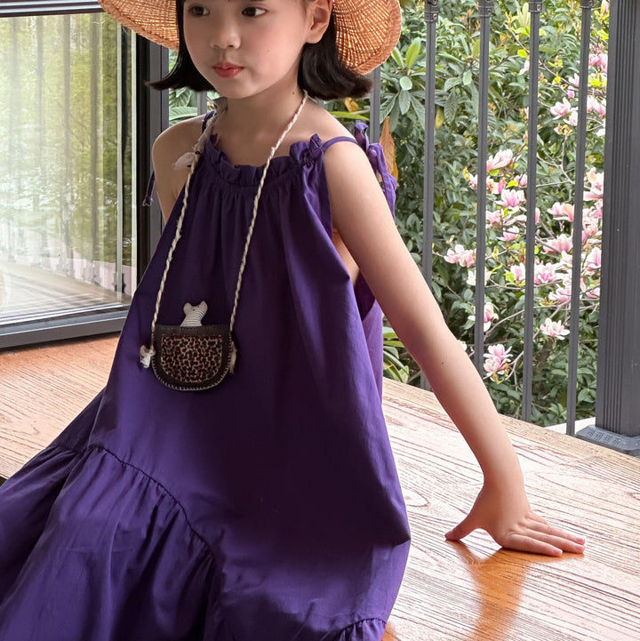 【90-150】ロングキャミソールワンピース