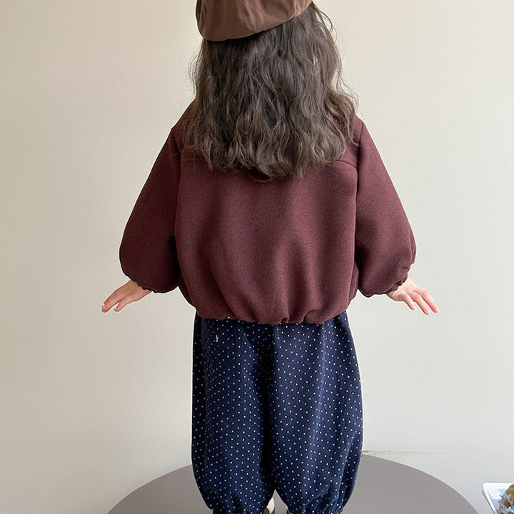 【90-140】ノーカラーギャザーブルゾン