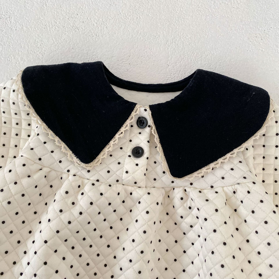 【73-100】襟付きパターンプリントロンパース