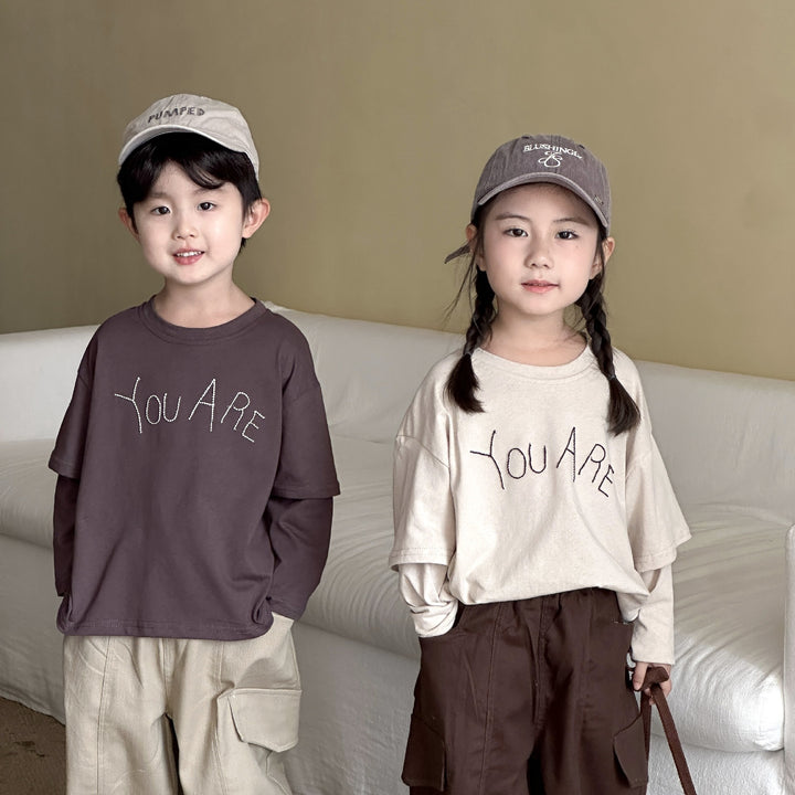 【80-150】YOU AREロングTシャツ