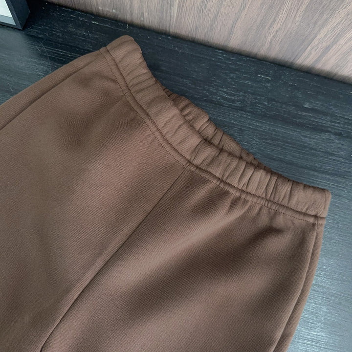 【100-140】レースデザインフーディーパーカー×ロングパンツセット