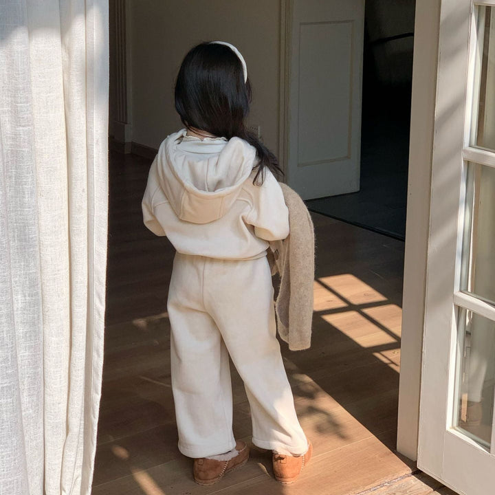 【90-140】フード付きあったかセットアップ