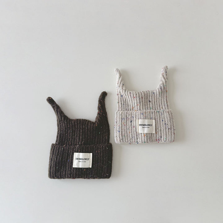 【48-52cm】折り返しリブニット帽