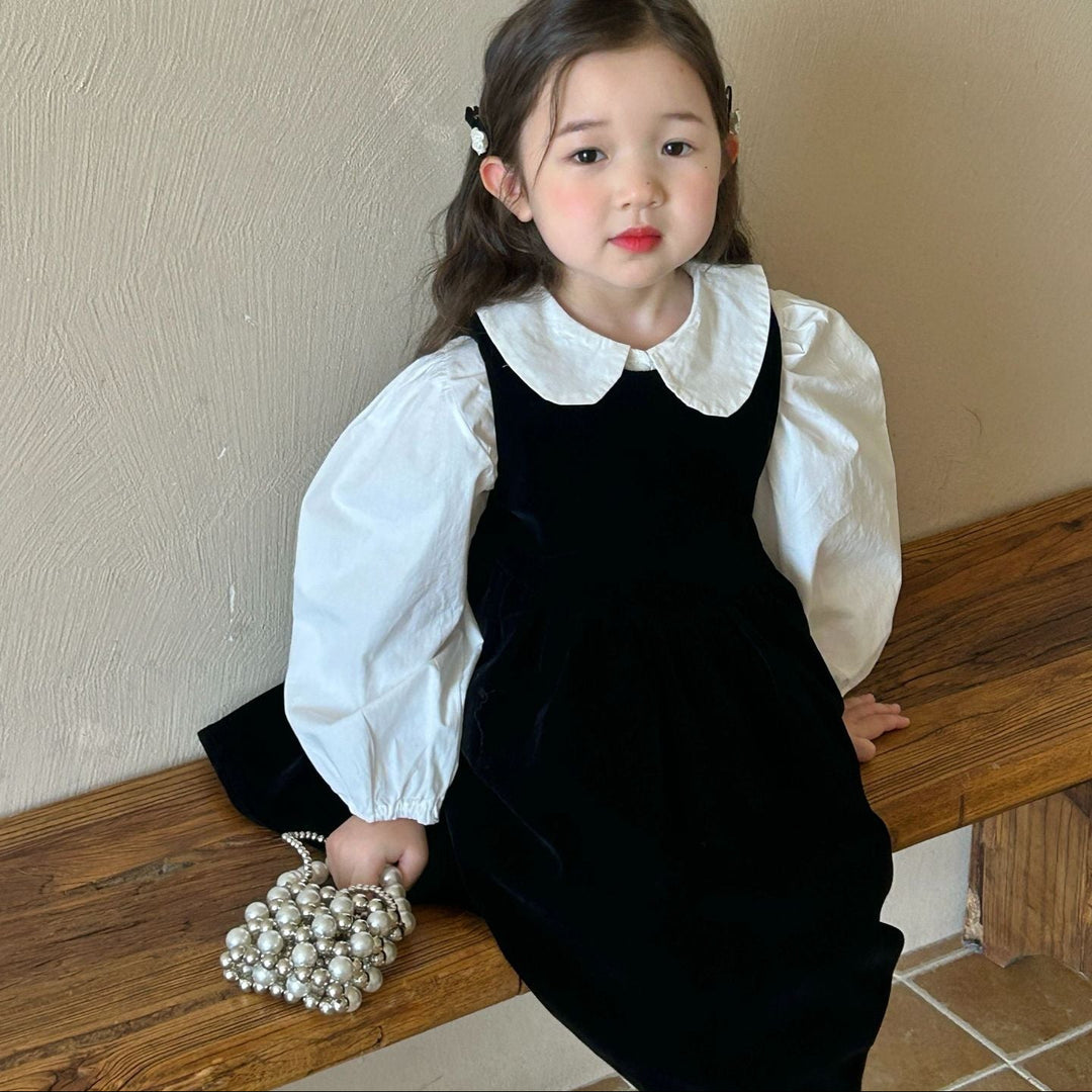 【90-140】フレアノースリーブワンピース