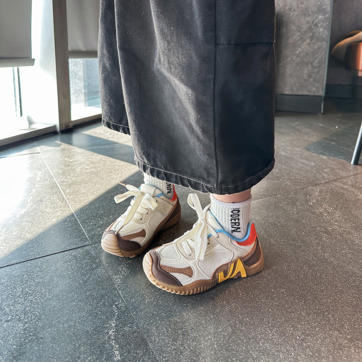 【16.0-22.0】クールデザインメッシュスニーカー