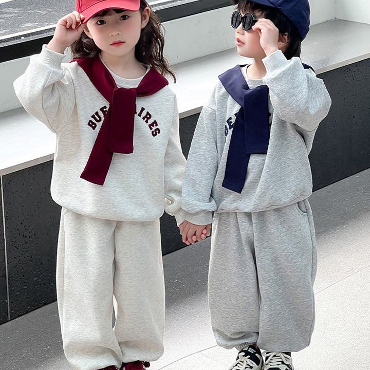 【90-150】ショール付きスポーティーセットアップ