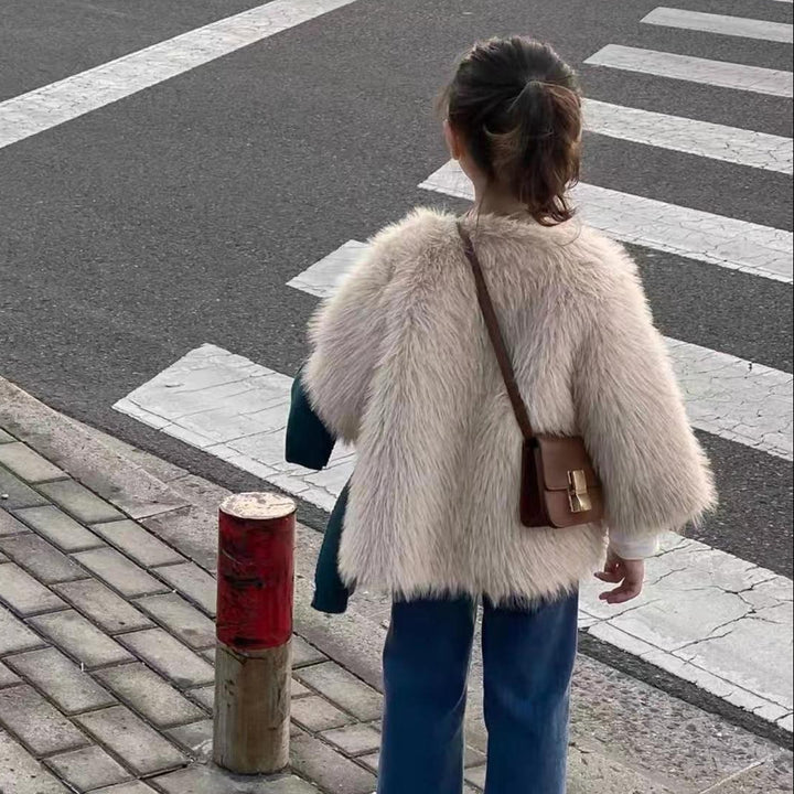 【100-150】フェイクファーコート