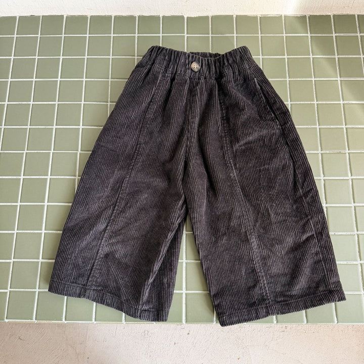 【80-150】コーデュロイワイドパンツ