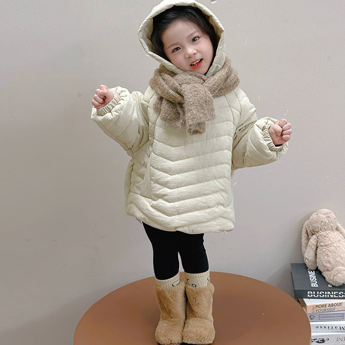 【90-140】フード付きプルオーバーコート