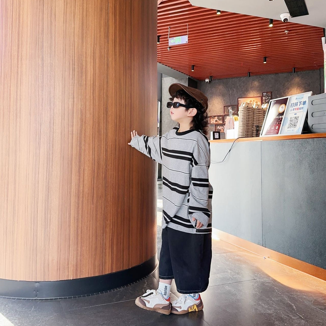 【16.0-22.0】クールデザインメッシュスニーカー