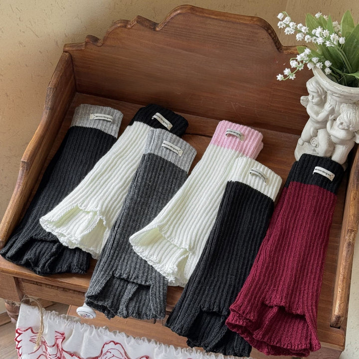 ヘムデザインレッグウォーマー