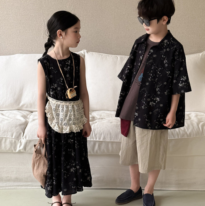 【90-150】カジュアルハーフパンツ