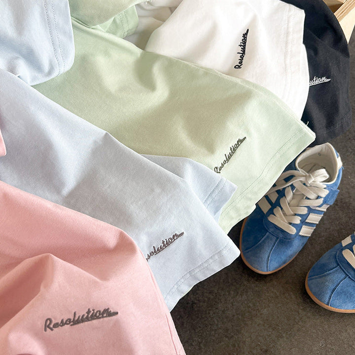 【90-150】バックタグデザインTシャツ