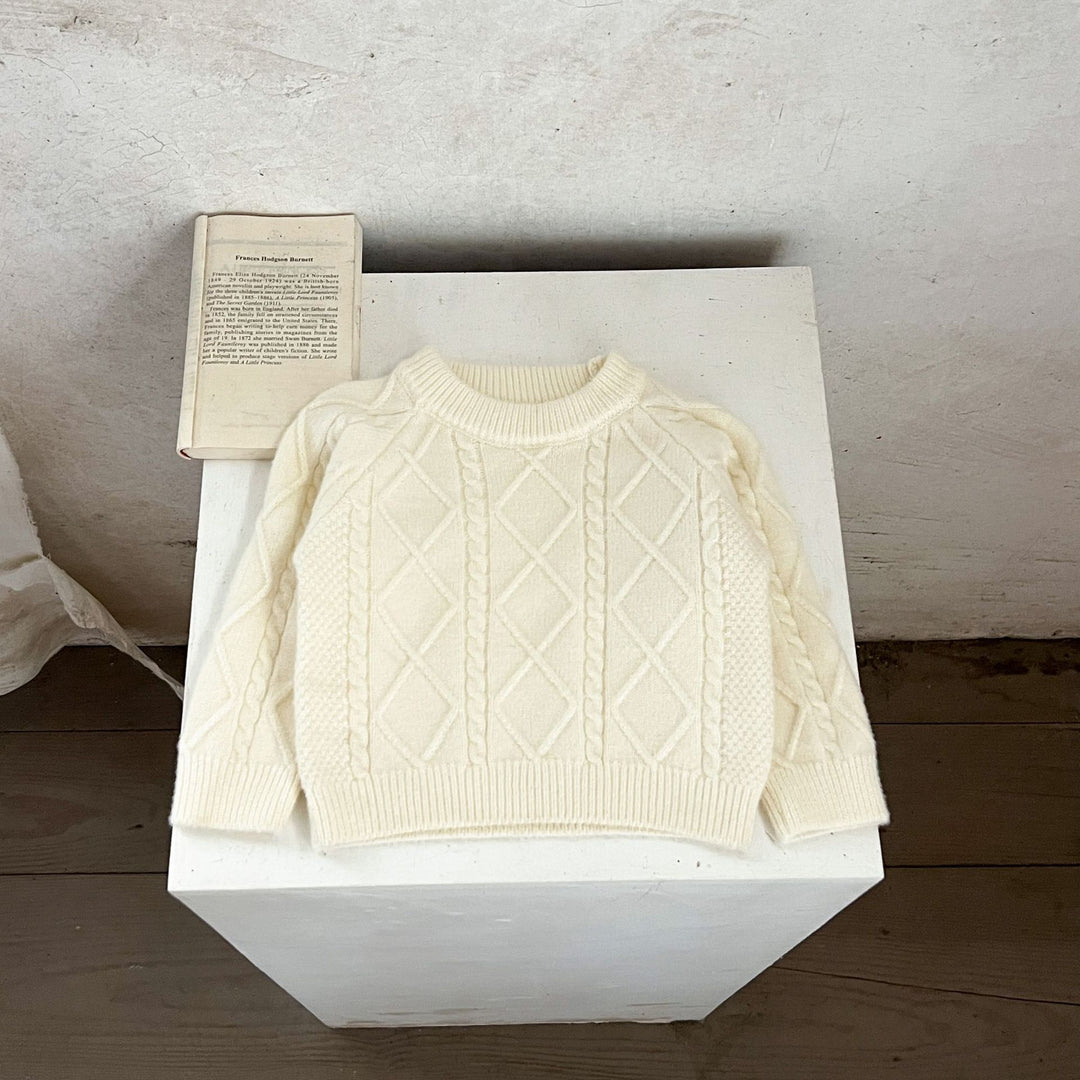 【73-110】アーガイル編みニットセットアップ