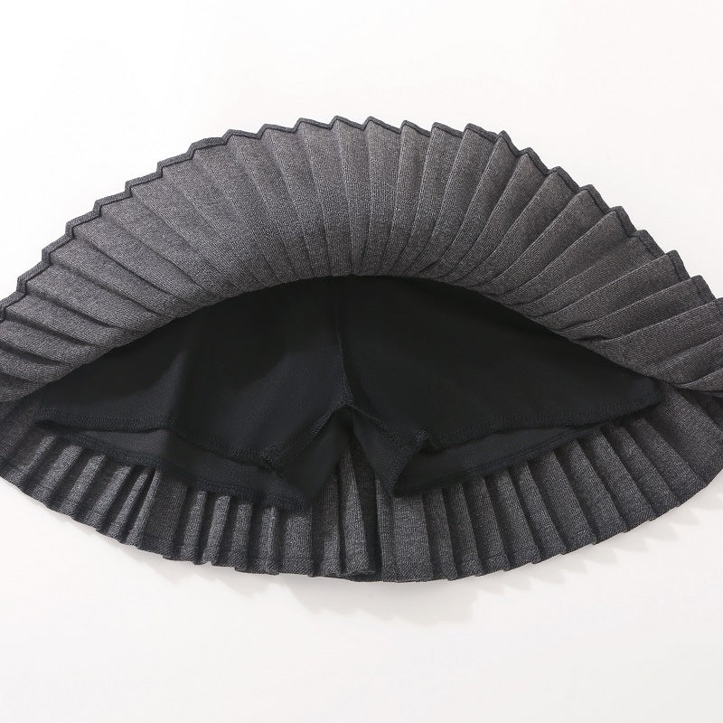 【110-150】リボンモチーフプリーツスカート