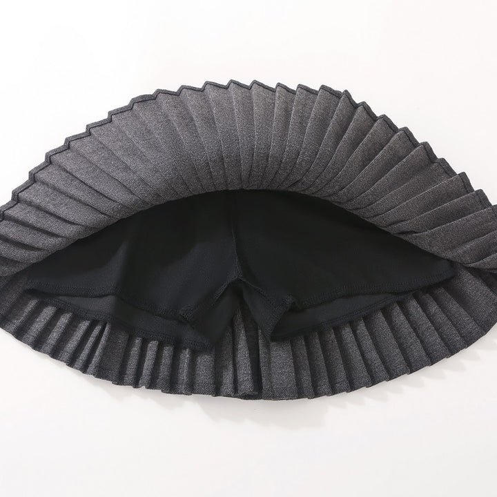 【110-150】リボンモチーフプリーツスカート