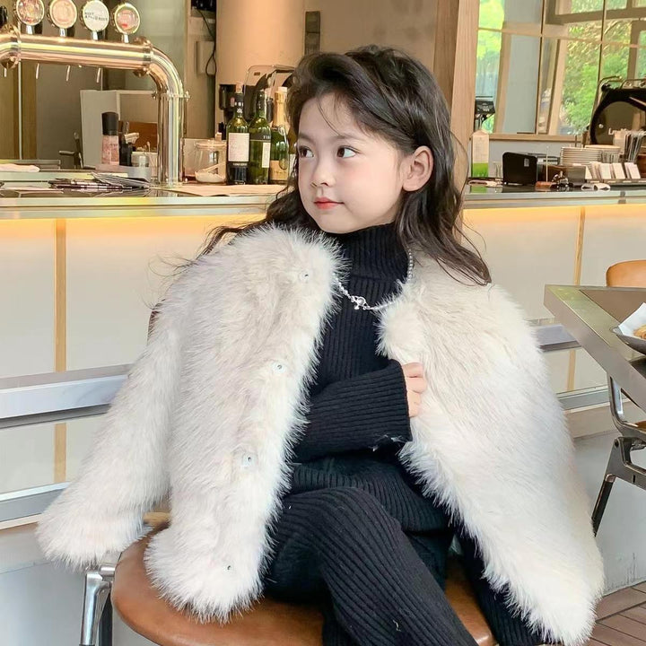 【100-150】フェイクファーコート